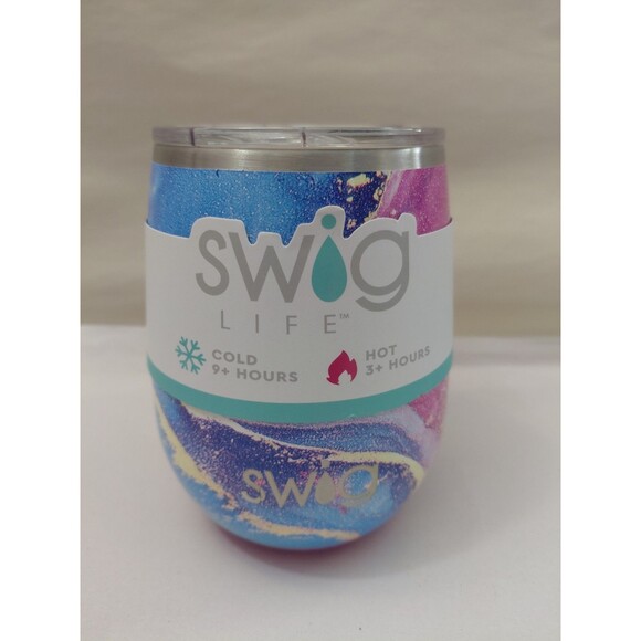 Swig Other - Swig Life Razzleberry Stemless Wine Cup w/Lid 14 oz Stainless Steel Insulated